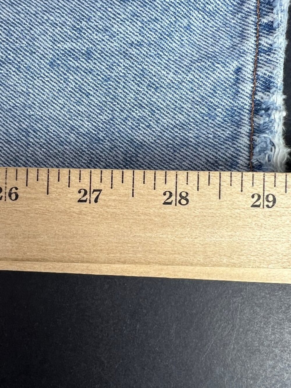 Frame Jeans Women's 27x29* Long Barrel High Rise Light Blue Cotton Denim Tag 25 - Picture 12 of 16